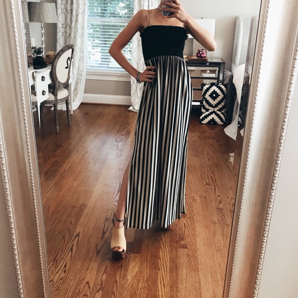 Strapless maxi dress - Picture 3 of 4